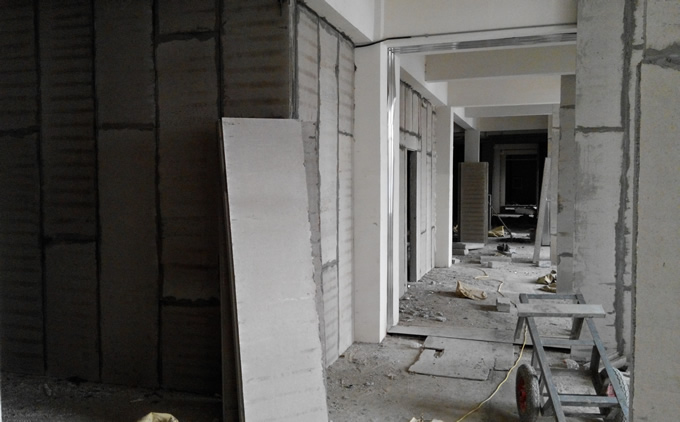 輕質(zhì)隔墻板施工案例