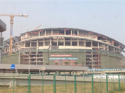 武漢國(guó)際博覽輕質(zhì)隔墻板工程