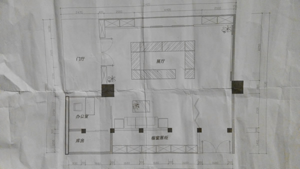 博悅佳輕質(zhì)隔墻板卓刀泉古玩店施工情況
